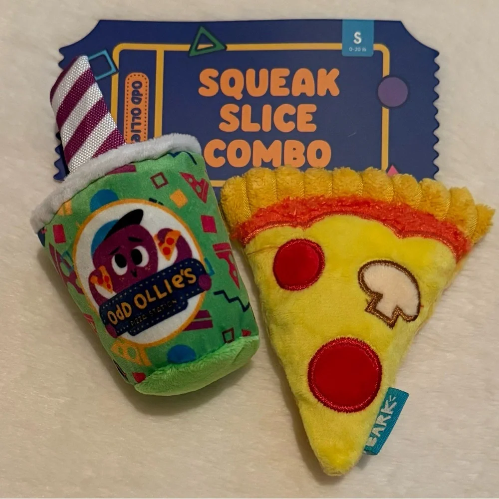 NWT Squeak Slice Combo Bark Dog Toy